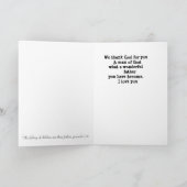 Zu meinem Mann am Vatertag Karte (Innenseite)