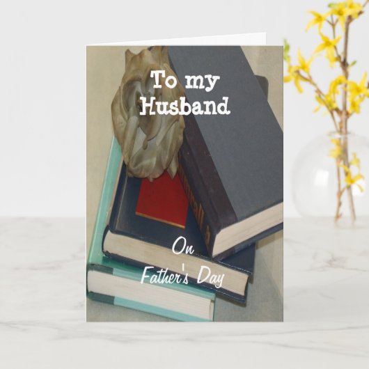 Zu meinem Mann am Vatertag Karte (Gelbe Blume)