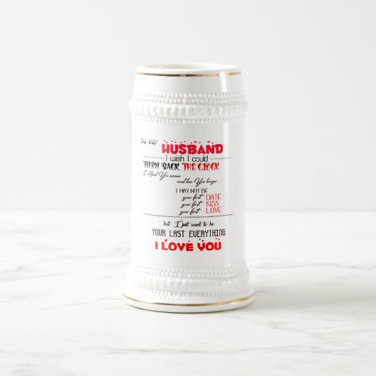 Zu meinem Mann Bierglas (Mittel)