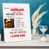 Zu meinem Mann Fotoplatte (Seite)