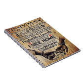 Zu meinem Mann Geschenk | Sonderbrief an den Ehema Notizblock (Rechte Seite)