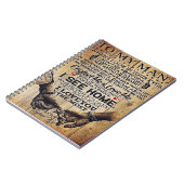 Zu meinem Mann Geschenk | Sonderbrief an den Ehema Notizblock (Linke Seite)