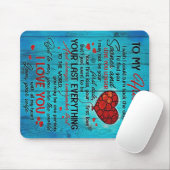 Zu meinem Mann | Hausdekorationsgeschenk Mousepad (Mit Mouse)