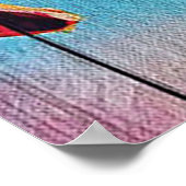 Zu meinem Mann | Hausdekorationsgeschenk Poster (Ecke)