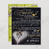 Zu meinem Mann | Liebe-Zitate für Ehemann| Einladung (Vorne/Hinten)