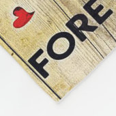 Zu meinem Mann | Perfektes Geschenk für Ehemann Fleecedecke (Ecke)