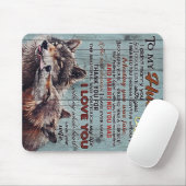 Zu meinem Mann | Perfektes Geschenk für Ehemann Mousepad (Mit Mouse)