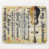 Zu meinem Mann | Perfektes Geschenk für Ehemann Mousepad (Vorne)