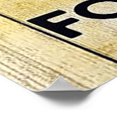 Zu meinem Mann | Perfektes Geschenk für Ehemann Poster (Ecke)