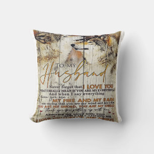 Zu meinem Mann Trendy Gift für Ihr Ehemann Kissen
