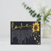 Zu meinem Mann | Witzige Zitate für Geschenke an E Postkarte (Stehend Vorderseite)