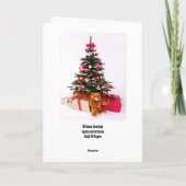 Zu meinem Mann zu Weihnachten (Rückseite)