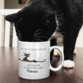 Zu meinem menschlichen Servant Funny Cat Geschenk  Kaffeetasse