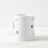 Zu meinem menschlichen Servant Funny Dog Labradood Kaffeetasse (Mittel)