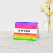 Zu meinem Nickerchen - Non-Binary Niece Nephew - s Karte (Gelbe Blume)