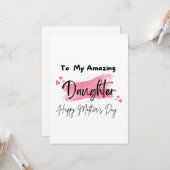 Zu meinem Phantastischen Tag der glücklichen Mutte Karte (Vorderseite/Rückseite Beispiel)