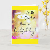 ZU MEINEM *SCHWESTER* AUF IHRER GEBURTSKARTE KARTE (Gelbe Blume)