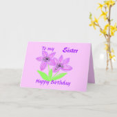 Zu meinem Schwester Karte (Gelbe Blume)