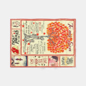 Zu meinem Sohn Blanket Fleecedecke (Vorderseite (Horizontal))