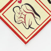 Zu meinem Sohn Blanket Fleecedecke (Ecke)