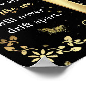 Zu meinem Sohn Geschenk, Schmetterling Lover, Blum Poster (Ecke)