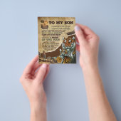 Zu meinem Sohn Geschenk, Tiger Liebhaber, Brief an Flyer (Gruppe)