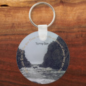 Zu meinem Sohn Schlüsselanhänger (Vorderseite)