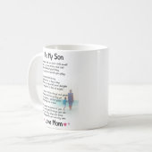 Zu meinem Sohn wünschte ich manchmal, du wärst noc Kaffeetasse (Vorderseite Links)