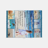 Zu meinem Strand und Meer, meinem Sonnenschein Fleecedecke (Vorderseite (Horizontal))