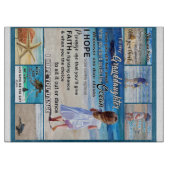 Zu meinem Strand und Meer, meinem Sonnenschein Schneidebrett (Vorderseite)