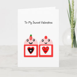 Zu meinem süßen Valentine Feiertagskarte