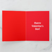 Zu meinem Sweetheart Trendname Red Valentines Karte (Innenseite)