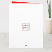 Zu meinem Sweetheart Trendname Red Valentines Karte (Rückseite)