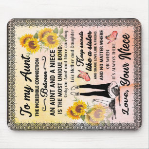 zu meinem Tante-Geschenk, Sonnenblumengeschenk von Mousepad