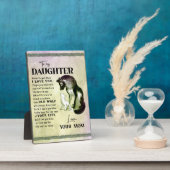 zu meinem Tochter-Geschenk, Liebe-Letter-Tochter u Fotoplatte (Seite)