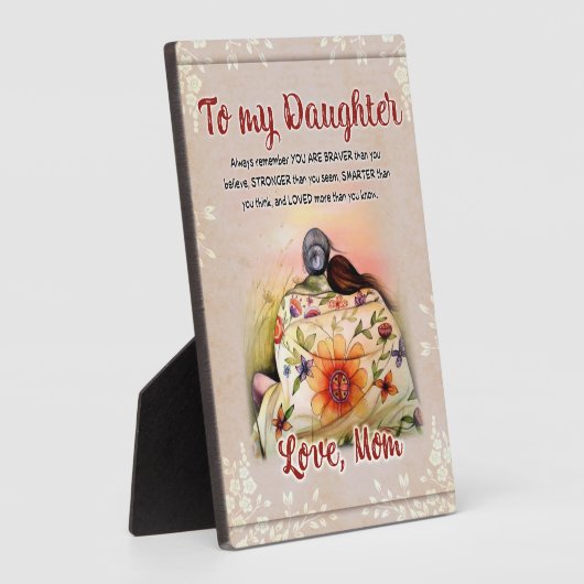 zu meinem Tochter-Geschenk, Liebe-Letter-Tochter u Fotoplatte (Seite)