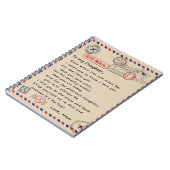 zu meinem Tochter-Geschenk, Liebe-Letter-Tochter u Notizblock (Linke Seite)