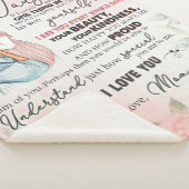 zu meinem Tochter-Geschenk, Liebe-Letter-Tochter u Sherpadecke (3/4)