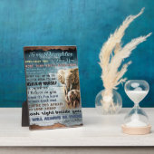 Zu meinem Tochter lustiges Geschenk | Familienange Fotoplatte (Seite)