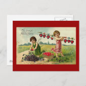 Zu meinem Valentin (12) Feiertagspostkarte (Vorne/Hinten)