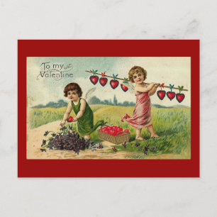 Zu meinem Valentin (12) Feiertagspostkarte