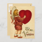 Zu meinem Valentine Feiertagspostkarte (Vorne/Hinten)