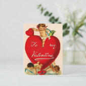 Zu meinem Valentine Feiertagspostkarte (Stehend Vorderseite)