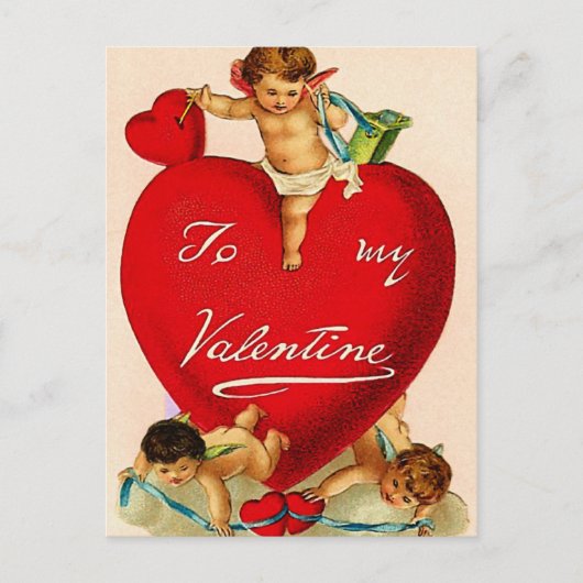 Zu meinem Valentine Feiertagspostkarte (Vorderseite)