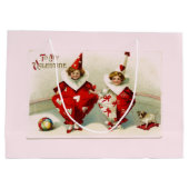 ZU MEINEM VALENTINE-Geschenkbeutel Große Geschenktüte (Rückseite)