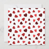 zu meinem Valentininersatz Mitteilungskarte (Rückseite)