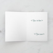 Zu meinem Valentinsgruß Feiertagskarte (Innenseite)