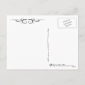 Zu meinem Valentinsgruß Feiertagspostkarte (Rückseite)