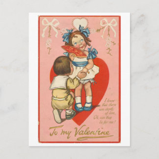 "Zu meinem Valentinsgruß " Feiertagspostkarte