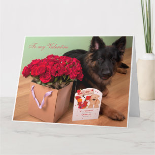 Zu meinem Valentinsgruß Karte